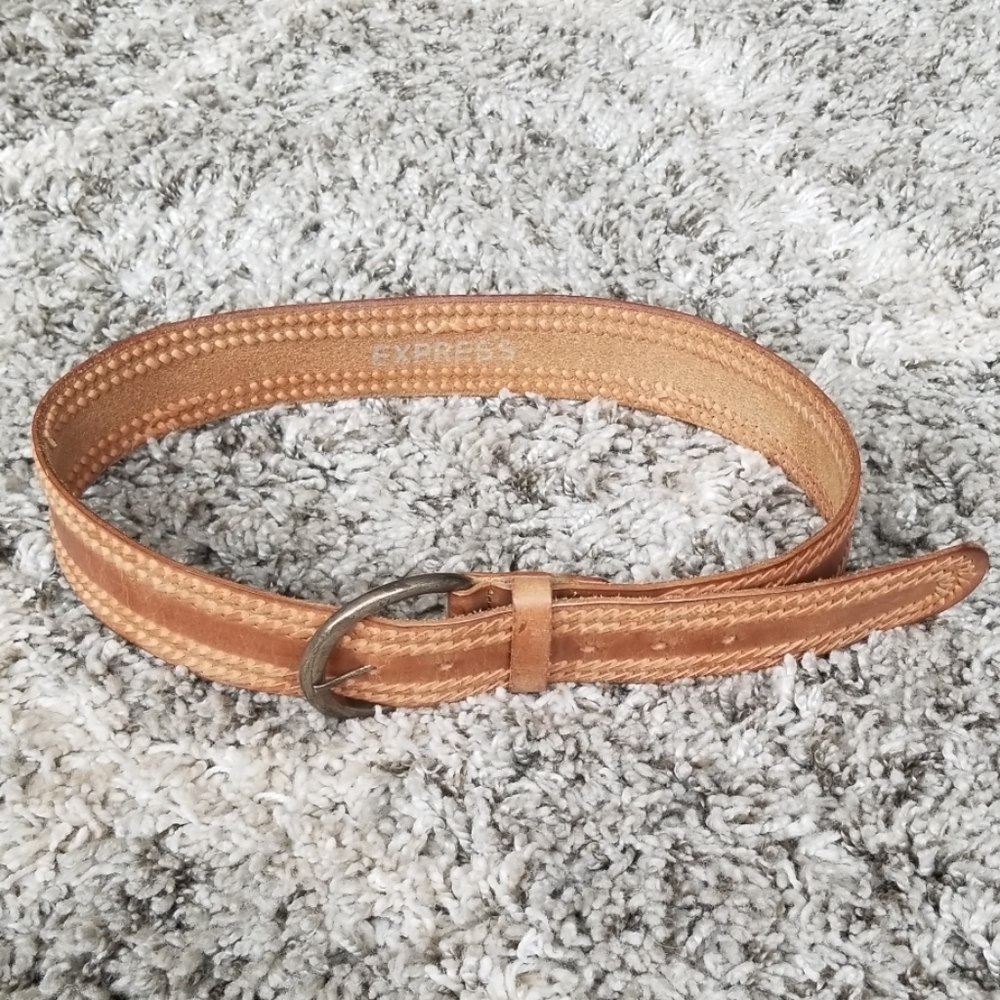 Express leather belt